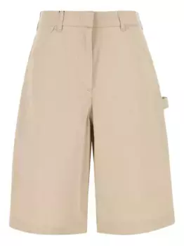 Шорты-бермуды Weekend Max Mara, нейтральный
