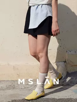 Шорты-бермуды женские Mslan с эластичным ремешком, темно - синий