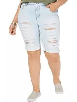 Шорты-бермуды женские юниорские большие джинсовые Dollhouse, цвет bridgetown