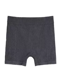 Шорты Bershka, черный деним