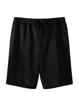 Шорты Bershka Loose fit Pants, черный