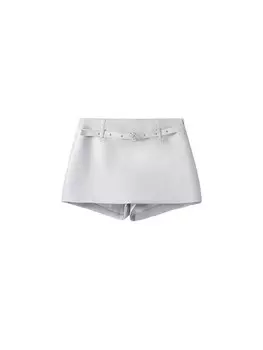 Шорты Bershka, светло-серый