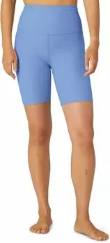 Шорты Beyond Yoga Spacedye High Waisted Biker Shorts, цвет Blue Glow Heather