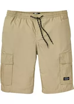Шорты без шнуровки-карго комфортного кроя стандартной посадки Bpc Bonprix Collection, зеленый