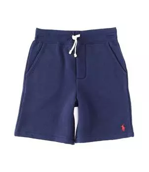 Шорты без шнуровки Polo Ralph Lauren Big Boys 8–20 со средней посадкой и начесом из флиса, синий