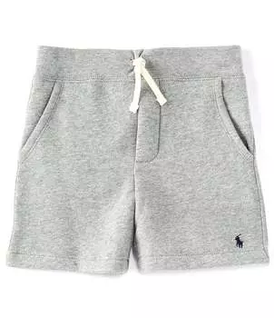 Шорты без шнуровки Polo Ralph Lauren Little Boys 2T-7 со средней посадкой и начесом, серый