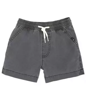 Шорты без шнуровки Quiksilver Little Boys 2T-7 Taxer с накладными карманами на спине, серый