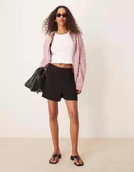 Шорты без застежек ASOS DESIGN черного цвета