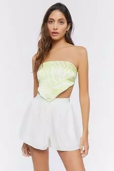 Шорты без застежек с высокой посадкой Forever 21, белый