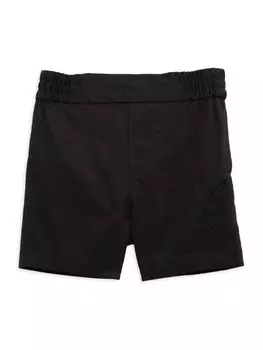 Шорты без застежки для маленьких мальчиков и маленьких мальчиков Burberry, черный