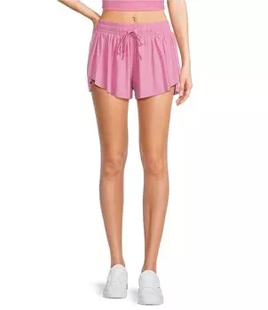 Шорты без застежки GB Active координации со средней посадкой, розовый