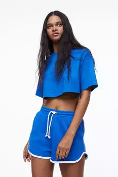 Шорты без застежки H&M, синий