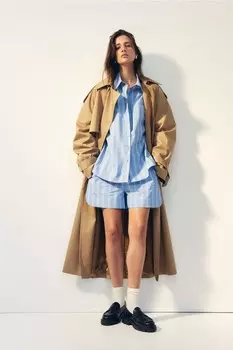 Шорты без застежки H&M, синий