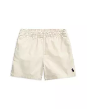 Шорты без застежки из хлопкового твила для мальчиков Ralph Lauren – для малышей, коричневый/бежевый