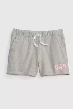 Шорты без застежки с логотипом Gap, серый