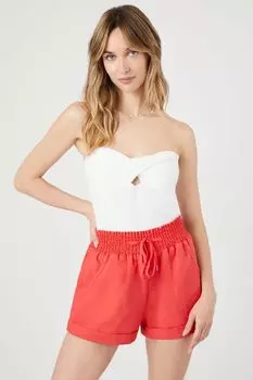 Шорты без застежки с манжетами на шнурке Forever 21