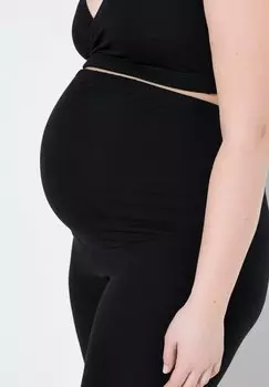 Шорты BIKE - Leggings - Trousers Ulla Popken, черный