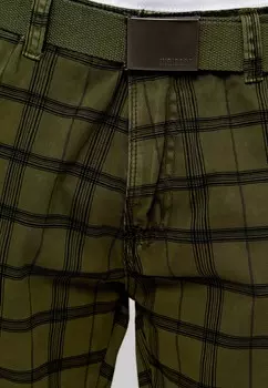 Шорты BLIXT INDICODE JEANS, пятнистый темно-зеленый