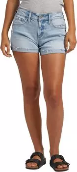 Шорты бойфренда со средней посадкой L53623SOC111 Silver Jeans Co., цвет Indigo