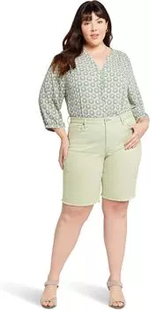 Шорты-бойфренды больших размеров с потертыми краями в начале NYDJ, цвет Beginning