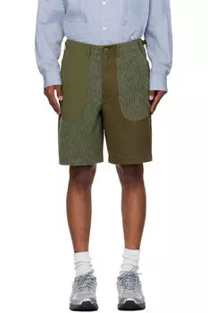 Шорты-бордюры Khaki 6086 Upcycled Fixed Deck Maharishi