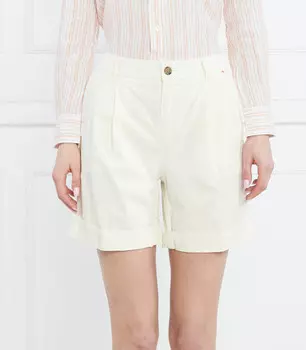 Шорты BOSS BLACK Relaxed fit, кремовый