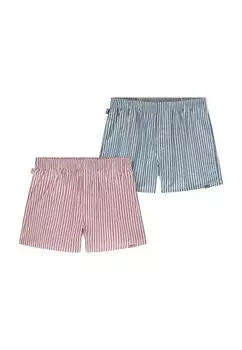Шорты-боксеры 2-PACK PASTEL STRIPED Pockies, красный