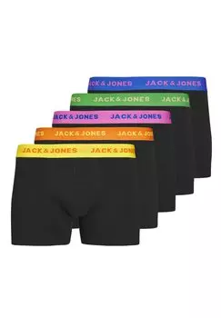 Шорты-боксеры 5ER PACK-JACLEO SOLID STRETCH LOGOBUND Jack & Jones, светло-желтый