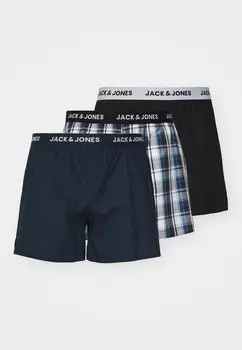 Шорты-боксеры JACSAIGON 3 PACK Jack & Jones, темно-синий