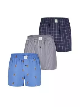 Шорты-боксеры MG-1 Boxer shorts Sugar Cane, синий/темно-синий