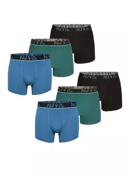 Шорты-боксеры Phil & Co. Berlin Boxer shorts Jersey Core, цвет blue/green/black