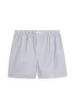 Шорты-боксеры STRIPED Massimo Dutti, темно-синий