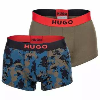 Шорты-Боксеры trunk brother pack Hugo, зеленый