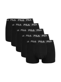 Шорты-Боксеры, упаковка из 5 шт. Fila, черный
