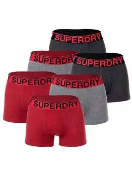 Шорты-Боксеры, упаковка из 6 шт. Superdry, мультиколор