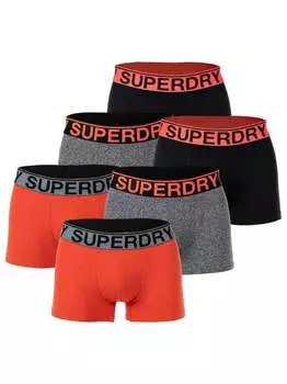 Шорты-Боксеры, упаковка из 6 шт. Superdry, мультиколор