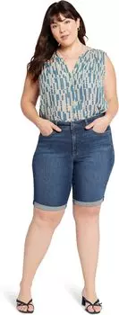 Шорты Briella больших размеров с манжетами в размерном исполнении NYDJ, цвет Dimension