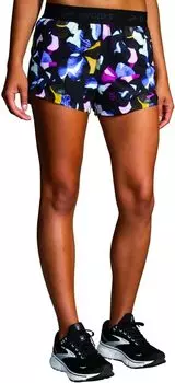 Шорты Brooks Chaser 3" Shorts, цвет Fast Floral Print