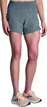 Шорты Brooks Chaser 5" Shorts, цвет Heather Charcoal