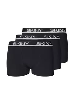 Шорты/брюки в стиле ретро, комплект из 3 хлопковых штанов SKINY, черный