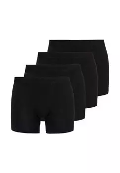 Шорты/брюки в стиле ретро, набор из 4 струящихся предметов bruno banani, черный