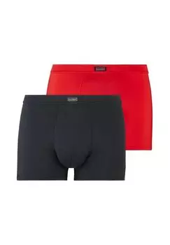 Шорты/брюки в стиле ретро, набор из 2 микроцветных штанов bruno banani, цвет Schwarz Rot