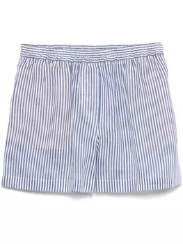 Шорты Brunello Cucinelli в полоску, белый