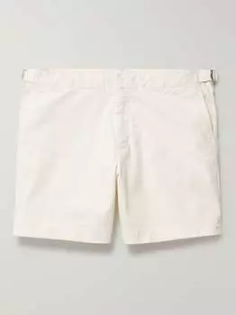Шорты Bulldog Slim Fit из хлопкового твила ORLEBAR BROWN, белый