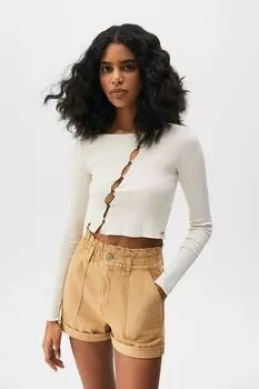 Шорты-бумаги с передними карманами PULL&amp;BEAR