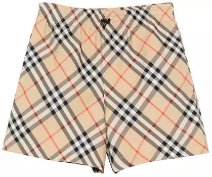 Шорты Burberry Check Shorts 'Sand', загар