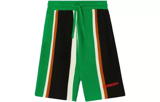 Шорты Burberry детские, зеленый