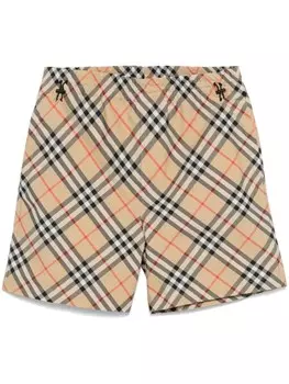 Шорты Burberry Vintage Check-узор, нейтральный