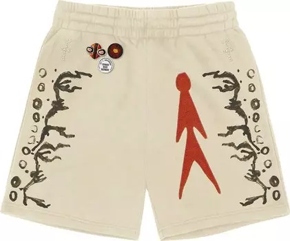 Шорты Cactus Jack by Travis Scott Character Shorts 'Off White', кремовый