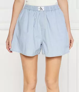 Шорты CALVIN KLEIN JEANS Regular Fit, небесно-голубой